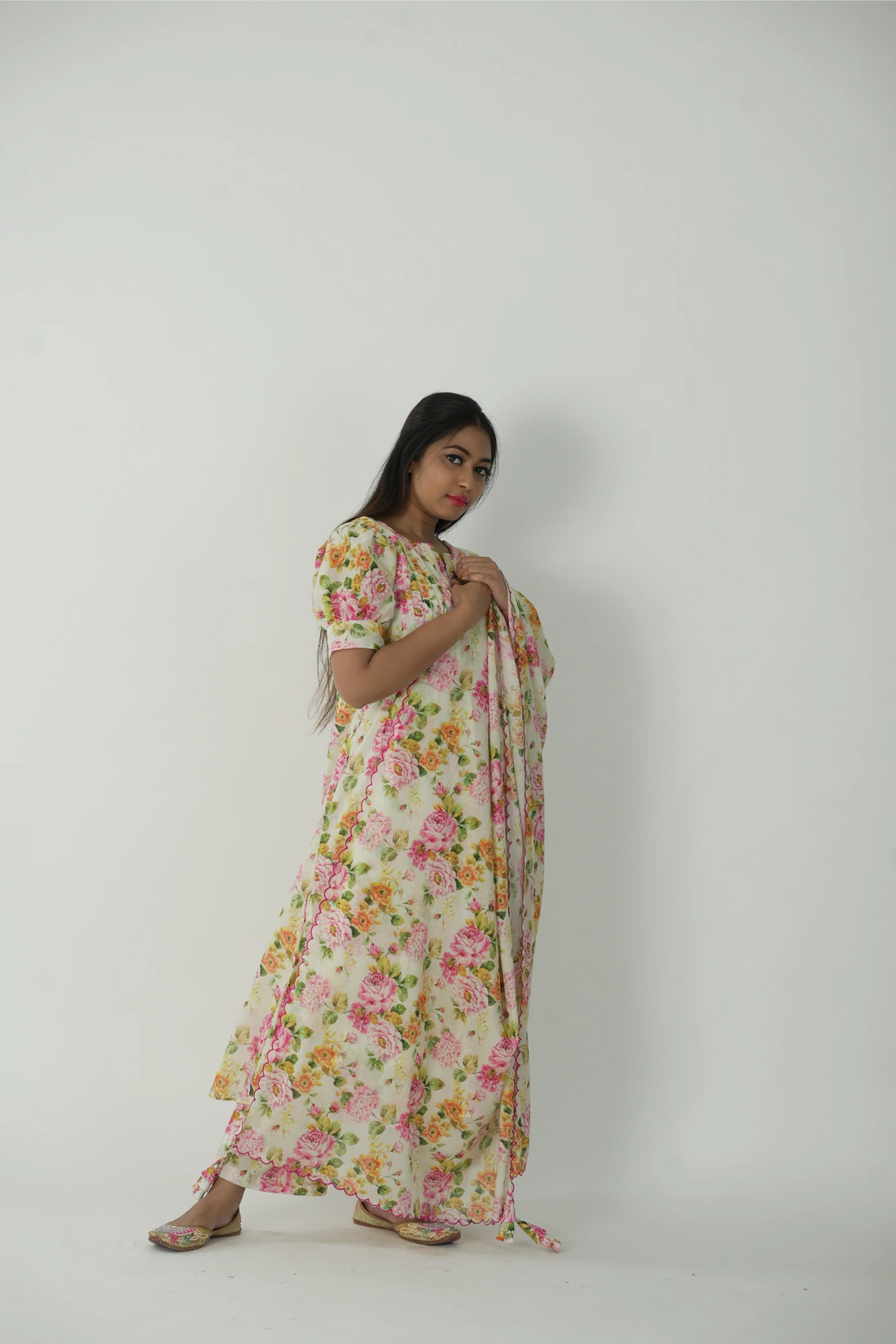 English bloom kurta set (co ord set)