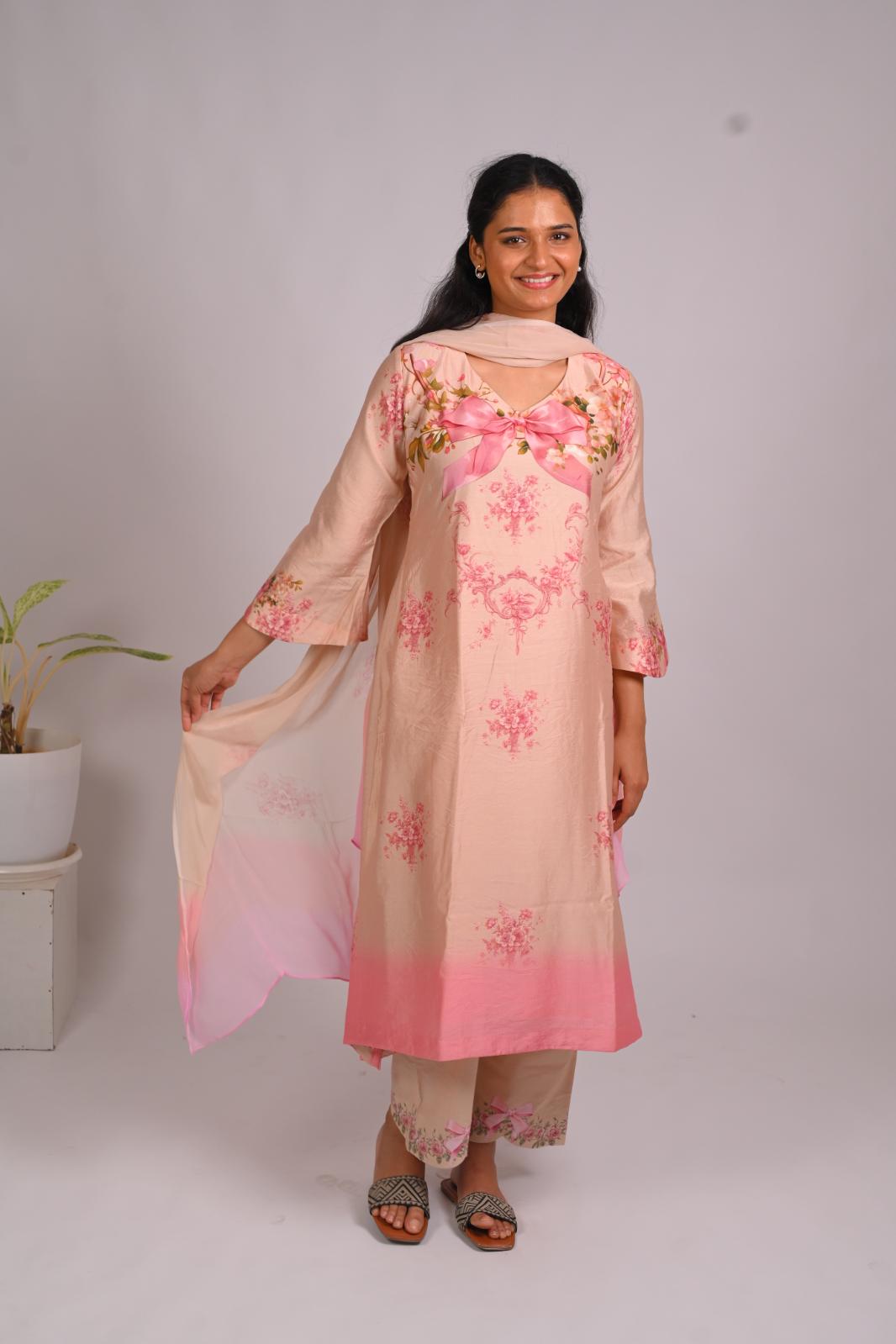 Clementine Whispers Kurta Set