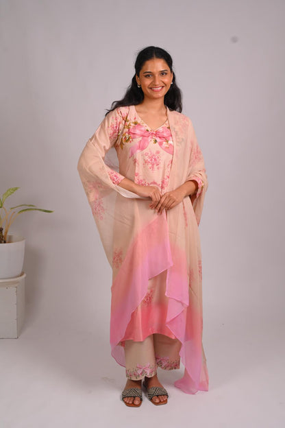 Clementine Whispers  Dupatta