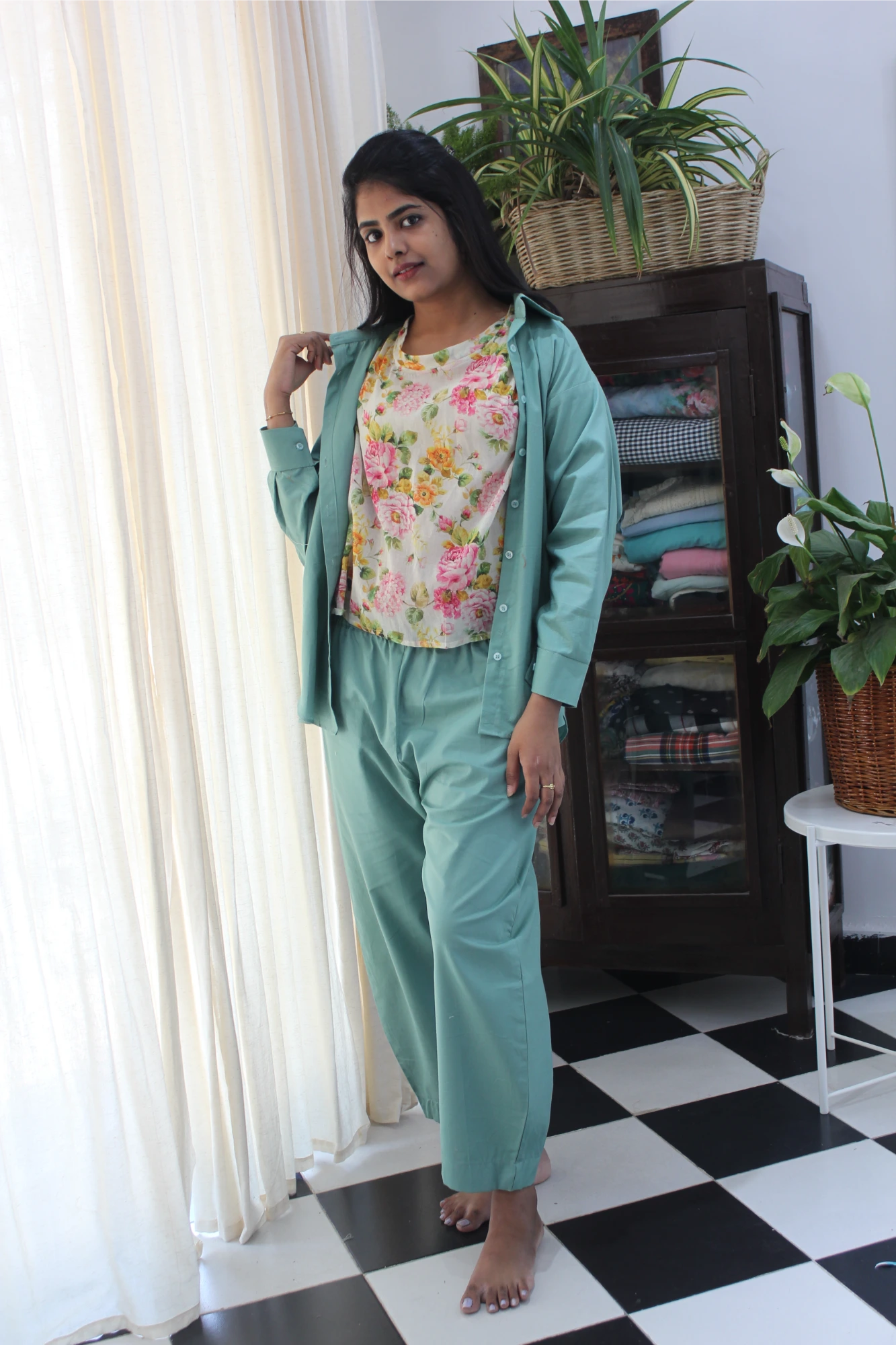 Mint green Co_ord set