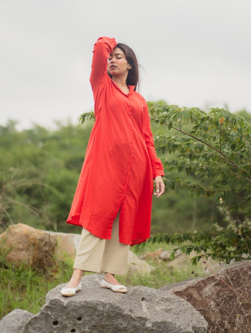 Red kurta