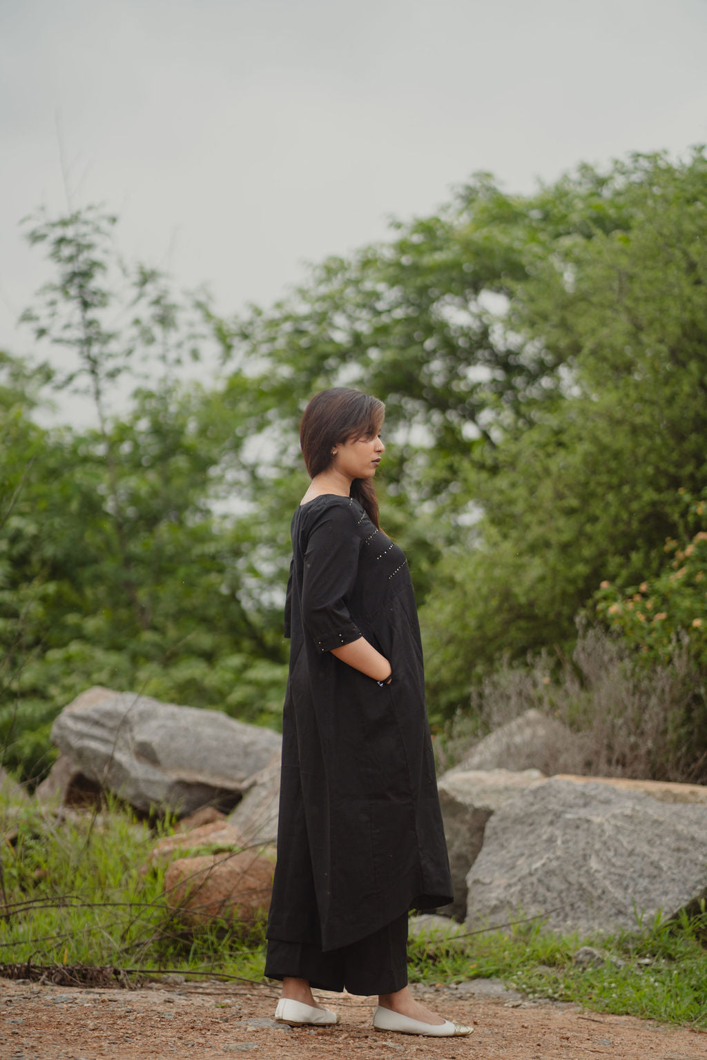 Black kurta