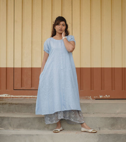 Azure Dream Linen dress