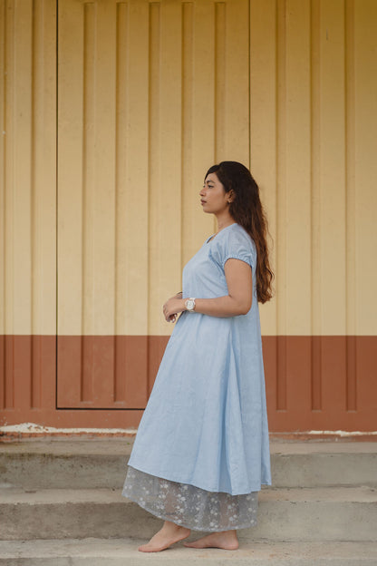 Azure Dream Linen dress