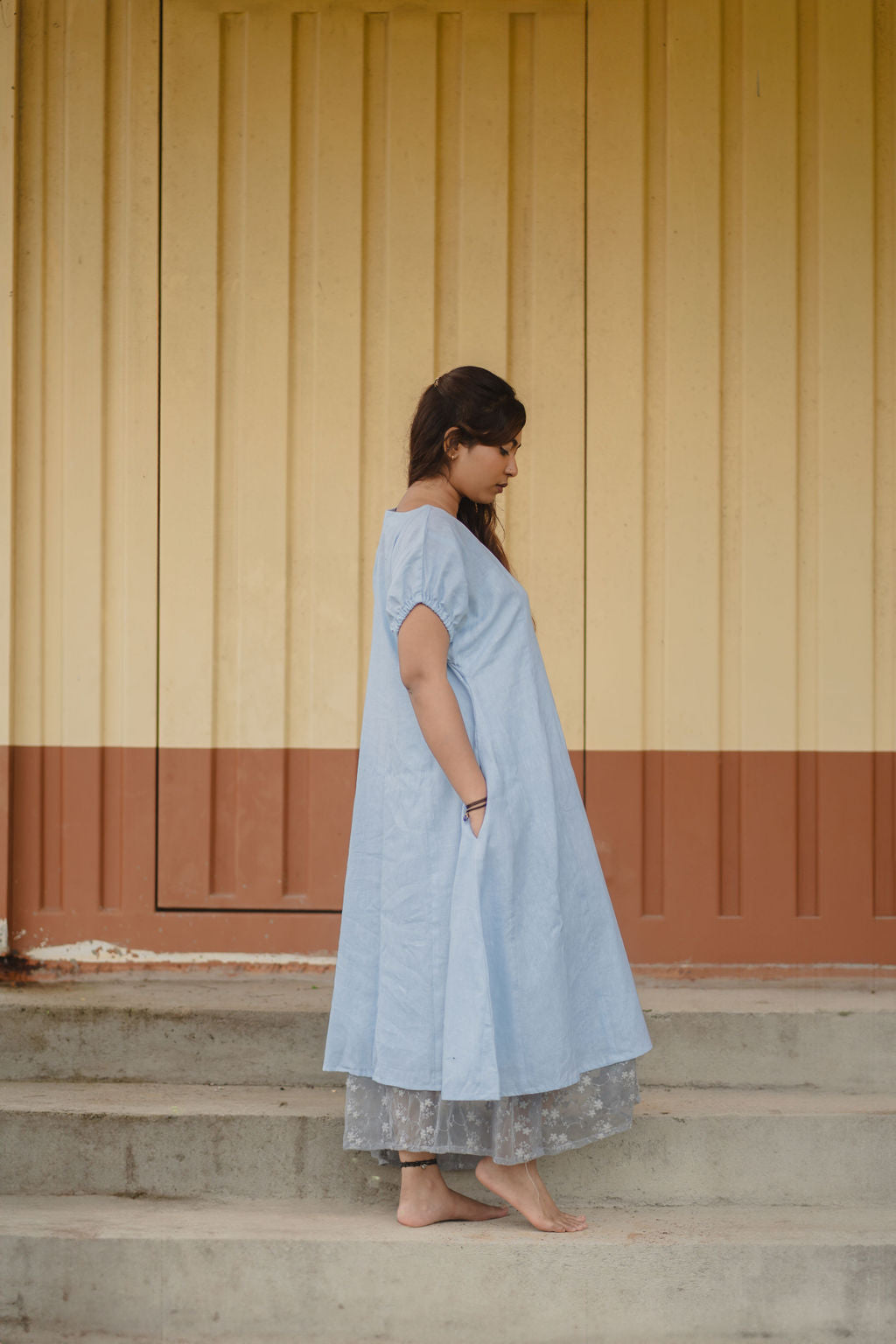 Azure Dream Linen dress