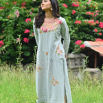 Florals in the Mist kurta set