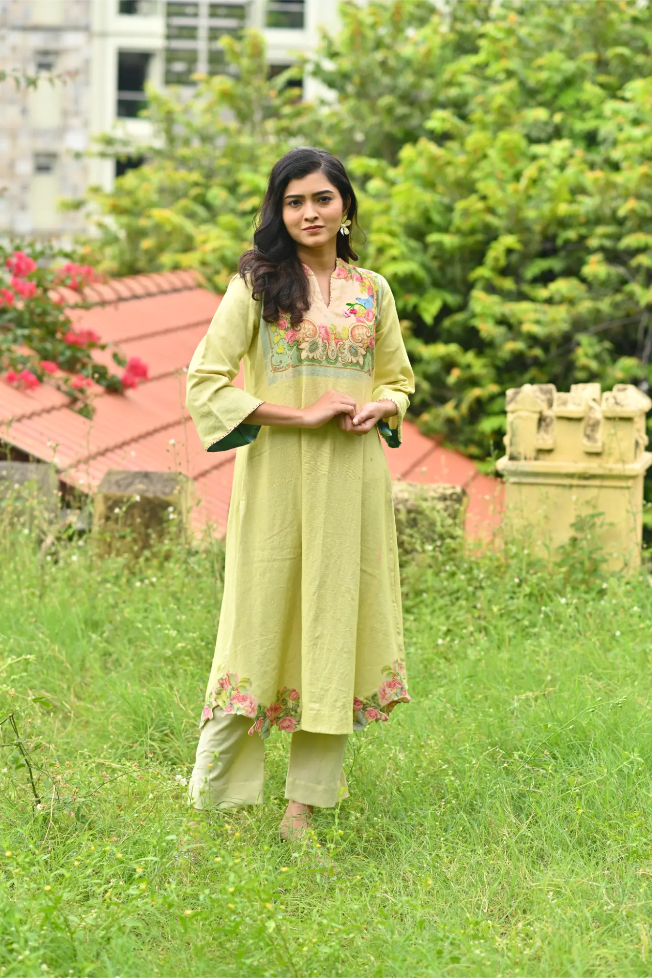 Meadow Cut Work Kurta set