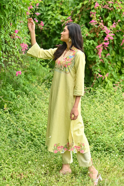 Meadow Cut Work Kurta set