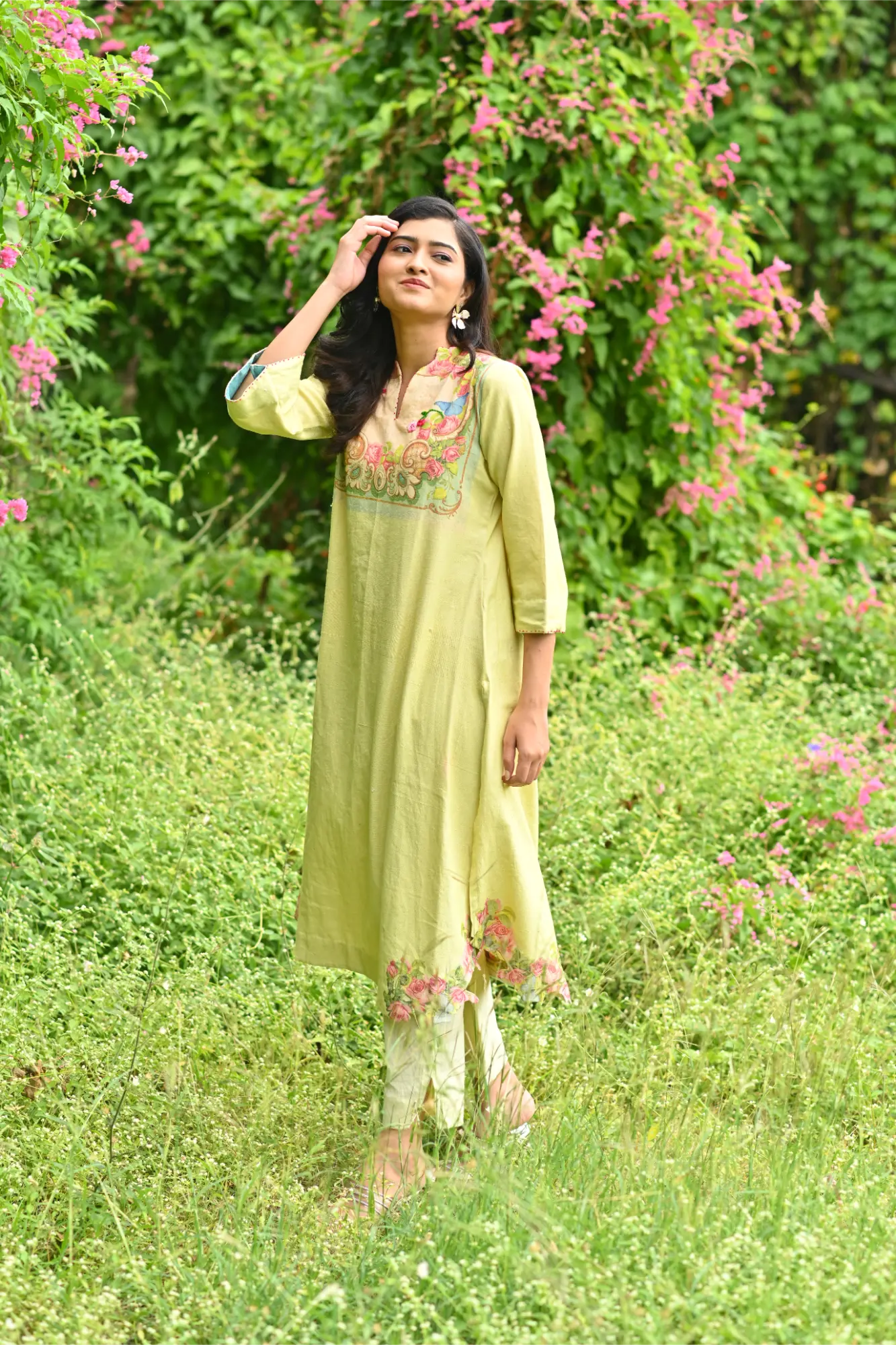 Meadow Cut Work Kurta set