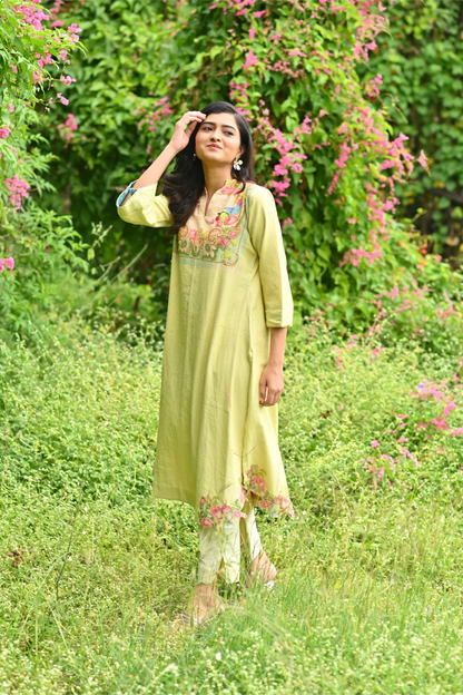 Meadow Cut Work Kurta set