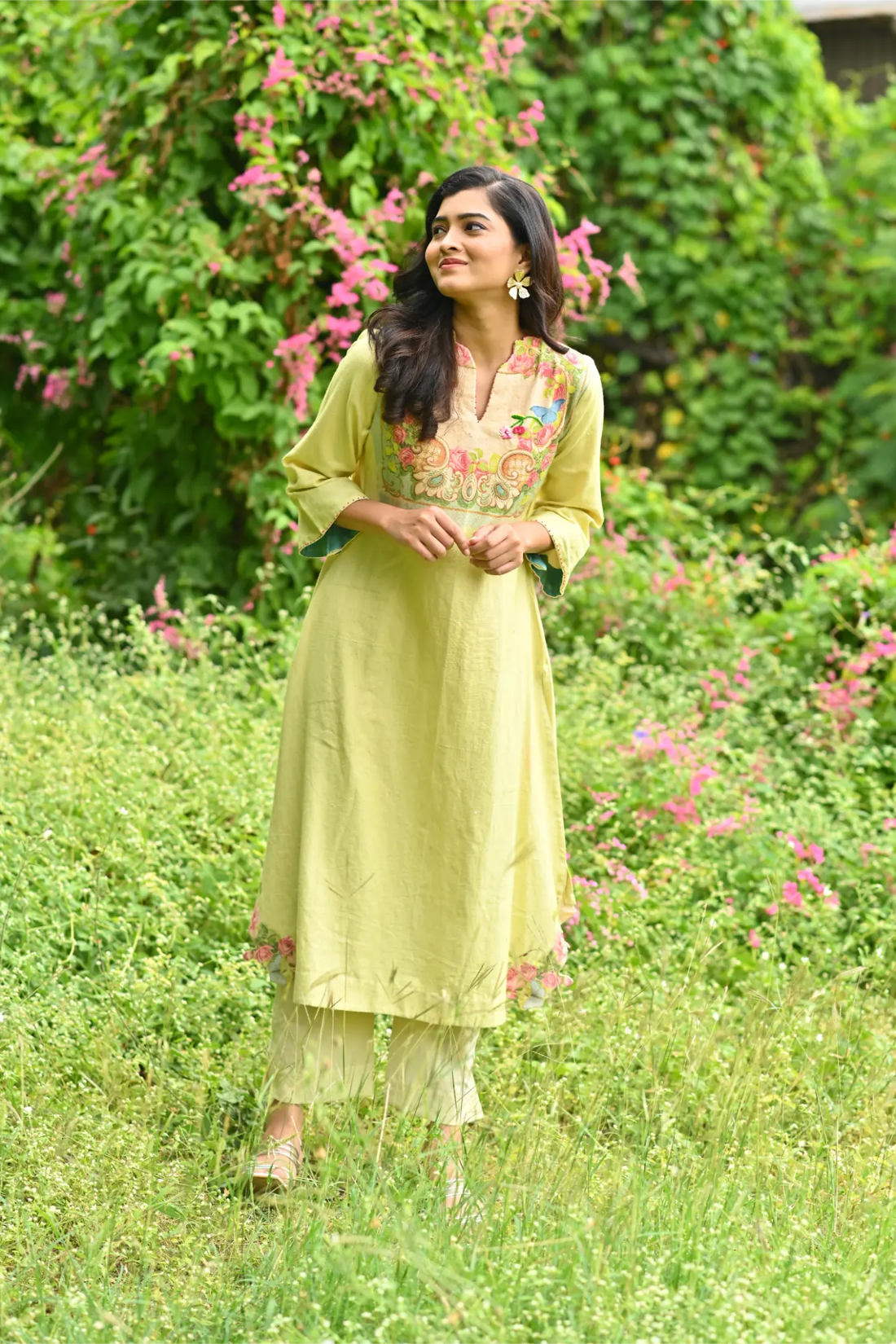 Meadow Cut Work Kurta set