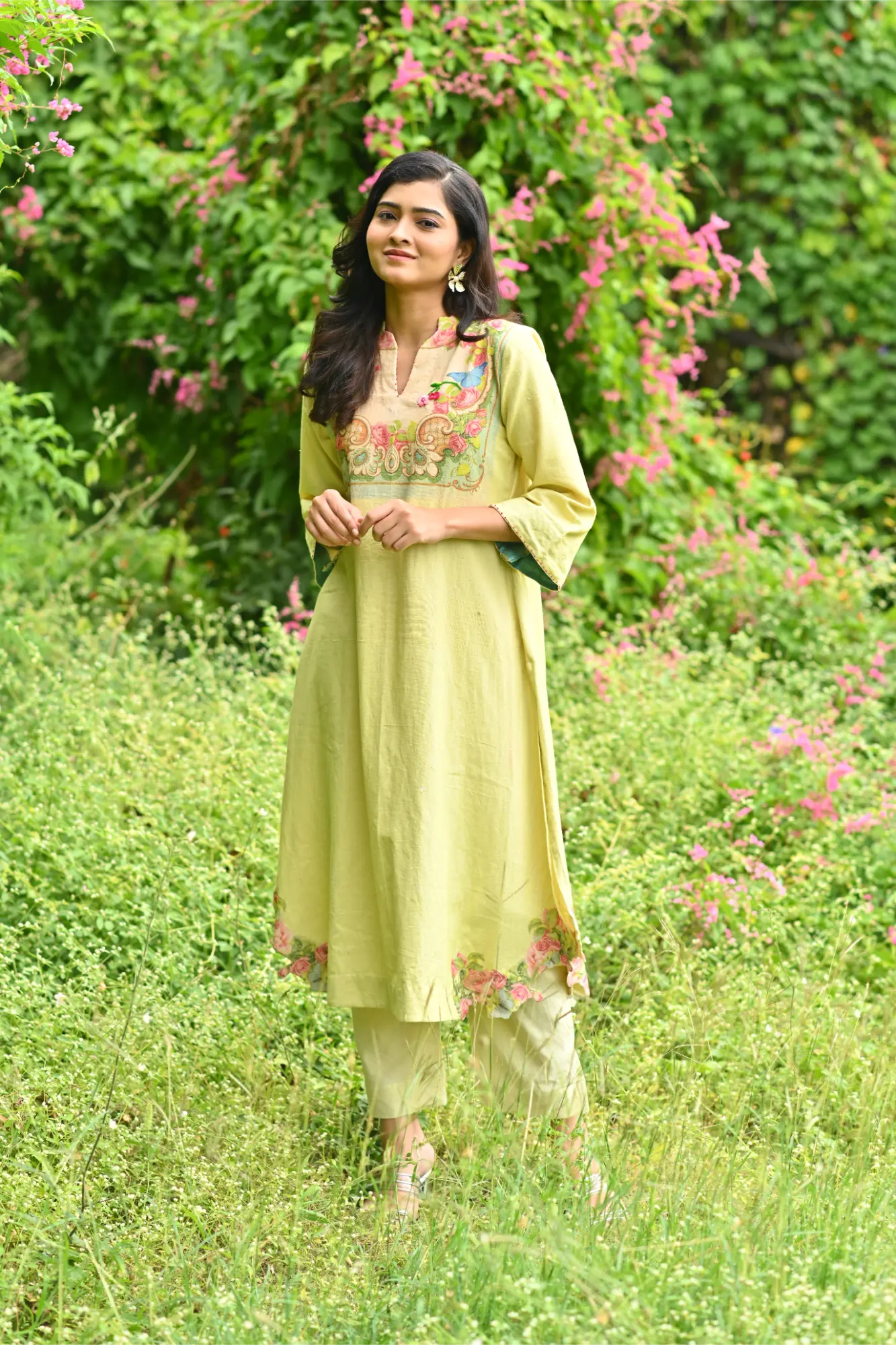 Meadow Cut Work Kurta set