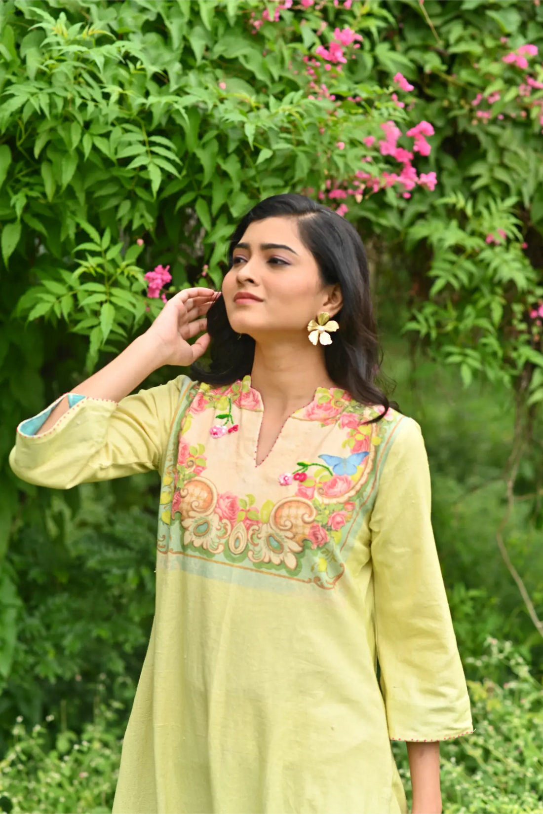 Meadow Cut Work Kurta