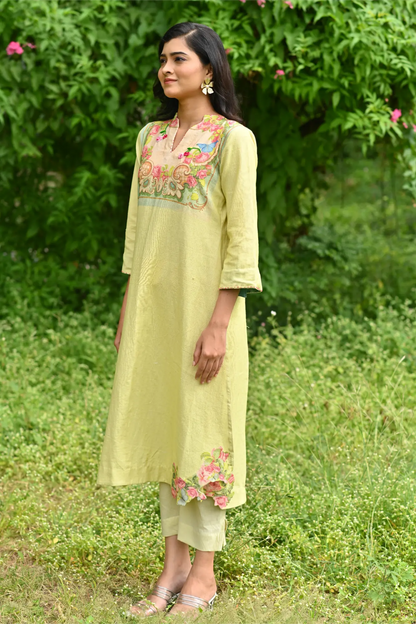 Meadow Cut Work Kurta set