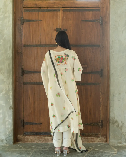 Ivory Blossom Kurta