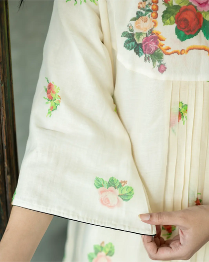 Ivory Blossom Kurta