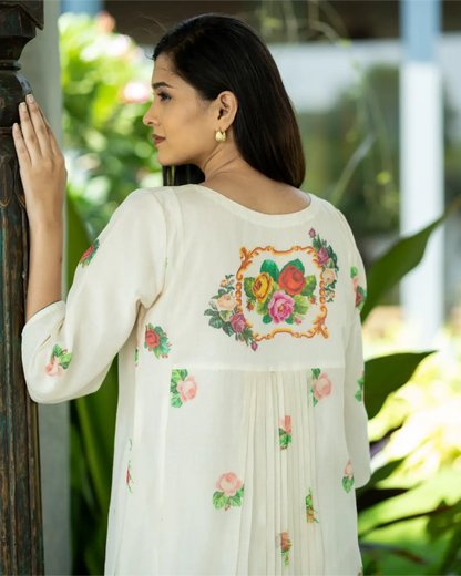 Ivory Blossom Kurta