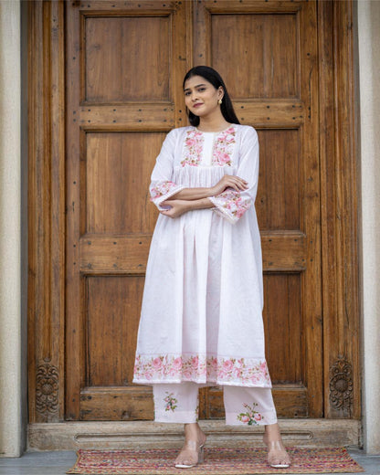 Frosted Roses Kurta Set