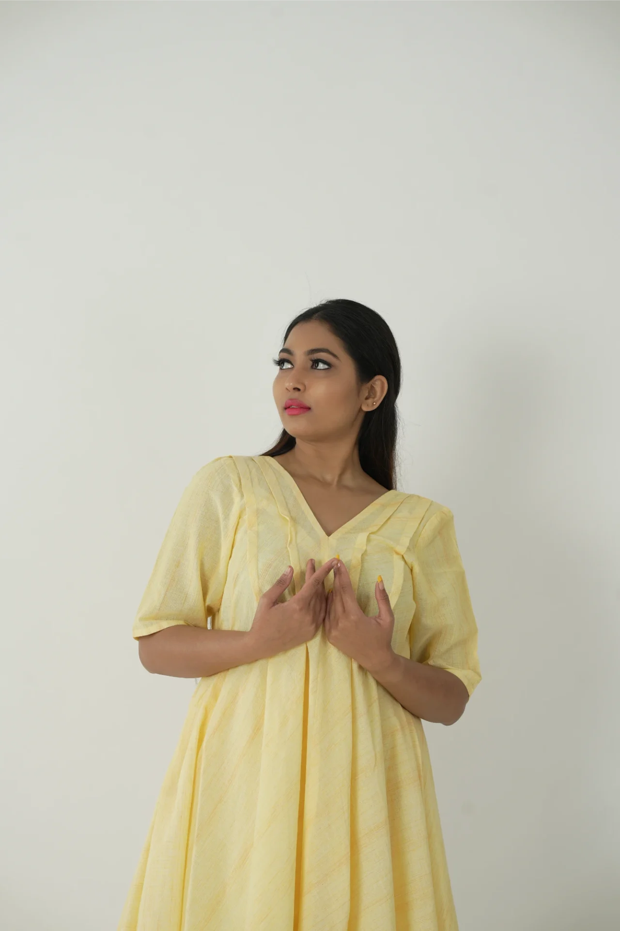 Yellow cotton co-ord set