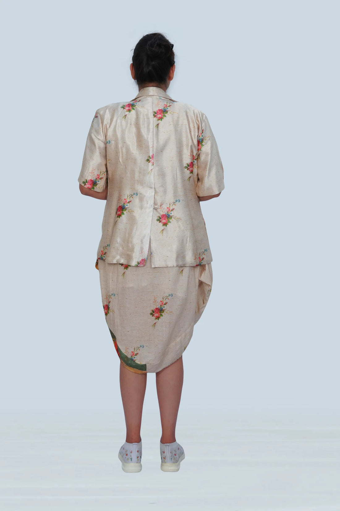 Paper floral Blazer